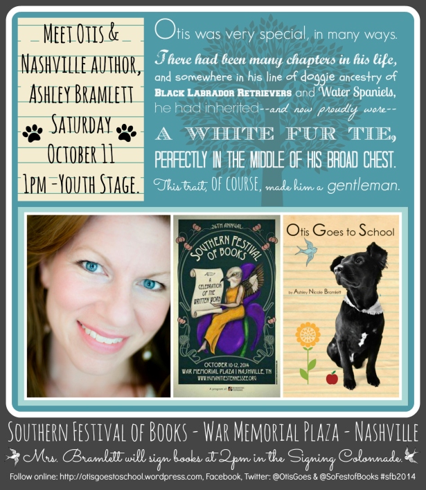 Ad for Southern Festival of Books time slot